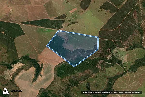 Imagem de satélite de Fazenda Rancho Alegre - Parte 2 em Tesouro - MT