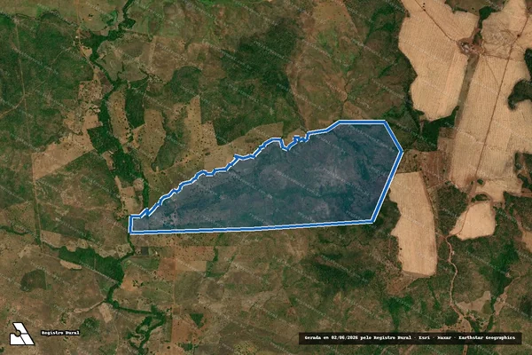 Imagem de satélite de FAZENDA RIACHO FUNDO / Parte 1 em Fortaleza dos Nogueiras - MA