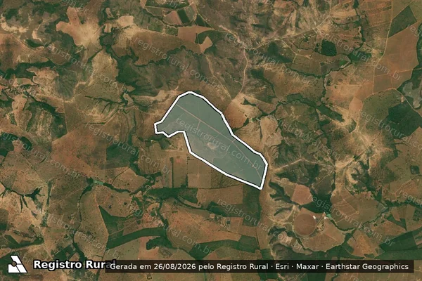 Imagem de satélite de FAZENDA EXTREMA - Parte 1 em Morro da Garça - MG