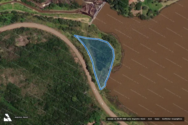 Imagem de satélite de Fazenda da Barragem - Parte 1 em Itaúna - MG
