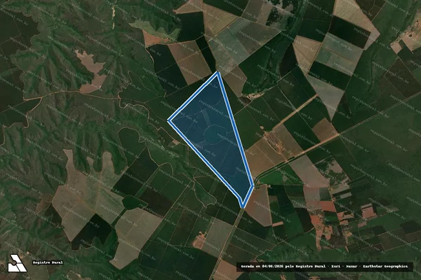 Imagem de satélite de Fazenda Campo Limpo  - Parte 1 em Turmalina - MG