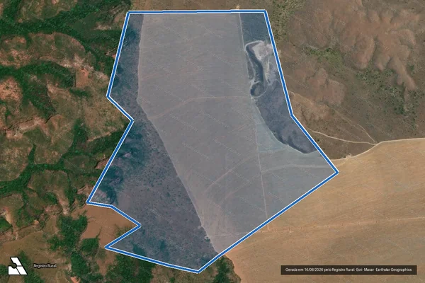 Imagem de satélite de FAZENDA MACAUBA IV - 001 em Lizarda - TO