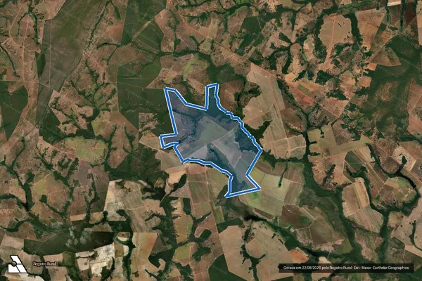 Imagem de satélite de Fazenda Nova Esperança - M-1099 em Novo Planalto - GO