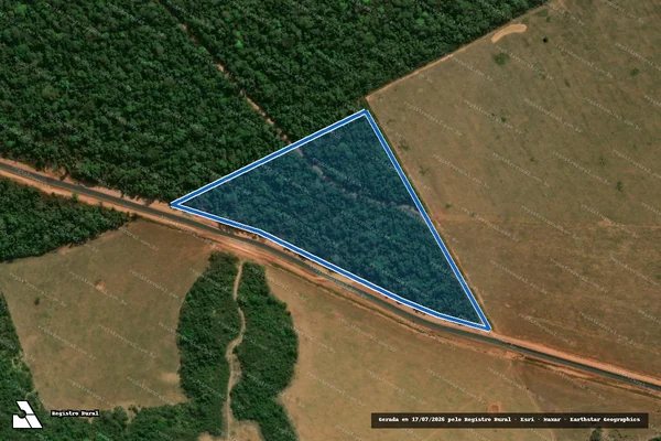 Imagem de satélite de FAZENDA ESPERANÇA - PARTE 02 em Juara - MT