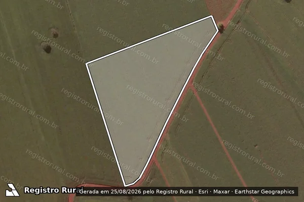 Imagem de satélite de Sítio Bugrinho - Parcela 1 em Ribeirão do Sul - SP