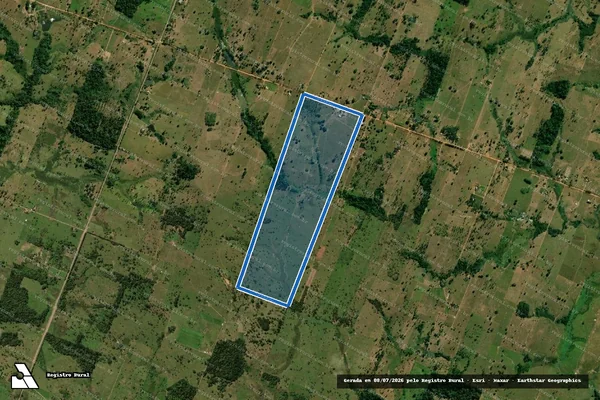 Imagem de satélite de LOTE 04 DA GLEBA 08-C PIC OURO PRETO - Parcela 1 em Teixeirópolis - RO