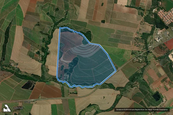 Imagem de satélite de Fazenda São Vicente - Fazenda São Vicente (Gleba A) em Araras - SP