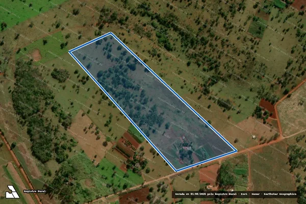 Imagem de satélite de Projeto de Assentamento Nova Querência - Lote 25 em Terenos - MS