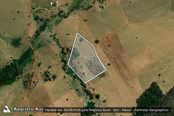 Imagem de satélite de FAZENDA SÃO JERÔNIMO - 001 em São Luís de Montes Belos - GO