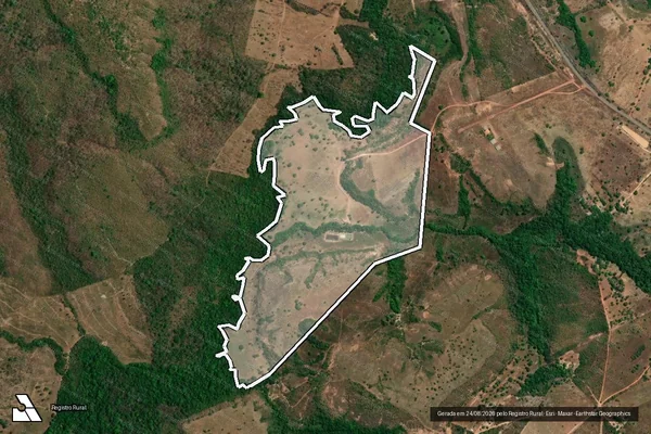 Imagem de satélite de Partes dos Lotes 13 e 24, Loteamento Ponte Alta, Gleba 03, 1ª Etapa e Gleba 06, 4ª Etapa - 001 em Ponte Alta do Tocantins - TO