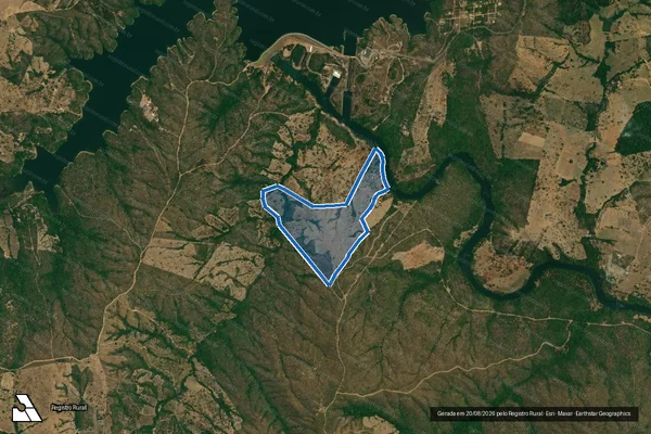 Imagem de satélite de FAZENDA MANDAGUAÍ - 001 em Luziânia - GO