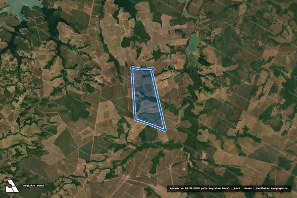 Imagem de satélite de FAZENDA NOSSA SENHORA APARECIDA / Parte 1 em Chapada dos Guimarães - MT