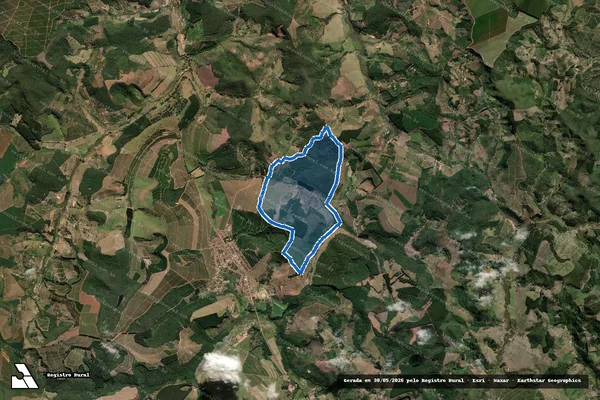 Imagem de satélite de Fazenda Alterosa - 12.06.22-AREA TOTAL em Capelinha - MG
