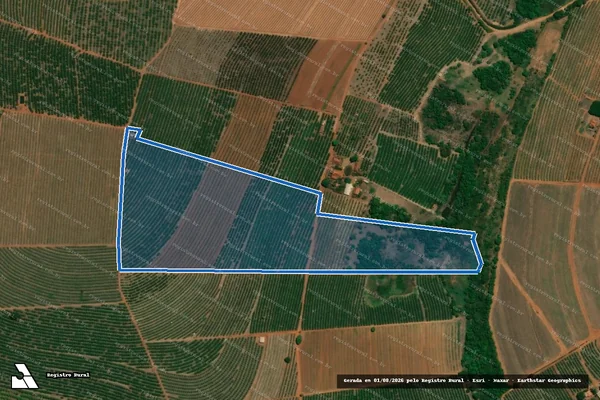 Imagem de satélite de ESTANCIA SÃO JOSÉ - Parte 1 em Taquaritinga - SP