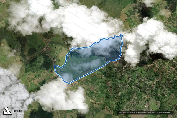Imagem de satélite de FAZENDA SANTA JULIA - Parte 1 em Santo Antônio de Jesus - BA