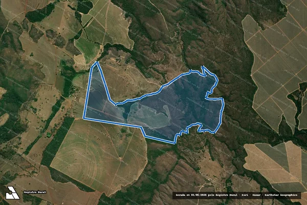 Imagem de satélite de FAZENDA CACHOEIRINHA - FAZENDA CACHOEIRINHA em Rifaina - SP