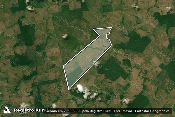 Imagem de satélite de FAZ-SERRA DO BOI - Parte 1 em Novo Repartimento - PA