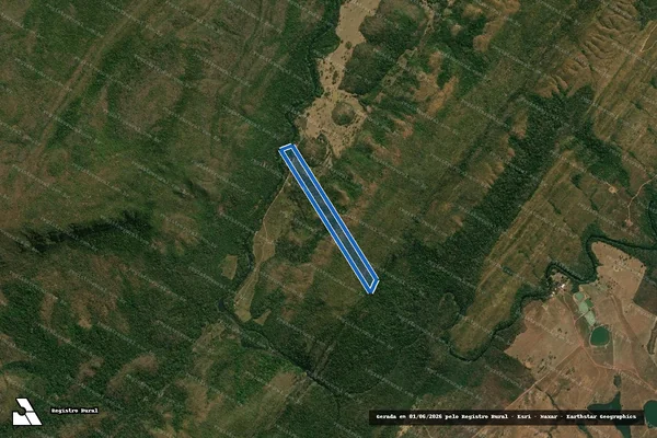 Imagem de satélite de Fazenda Nossa Senhora Aparecida em Barra do Bugres - MT
