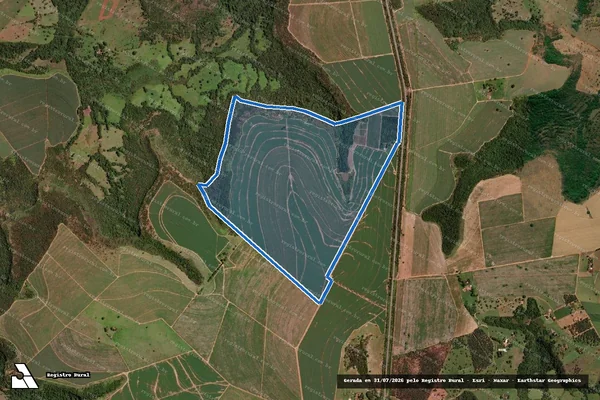 Imagem de satélite de Fazenda São Manoel - Parcela 1 em Comendador Gomes - MG