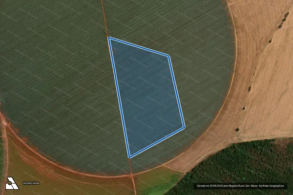 Imagem de satélite de Fazenda Mata Azul - Bernardus em Caiapônia - GO