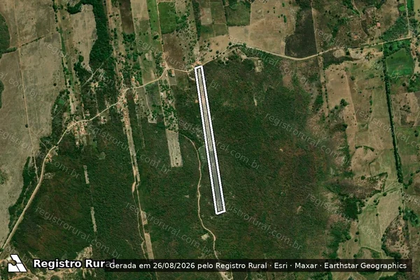 Imagem de satélite de LOTE 0772 - SÍTIO LEITE  - Parte 1 em Juazeiro do Norte - CE