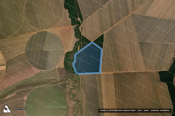 Imagem de satélite de FAZENDA LUCHESE V - Parte 2 em Primavera do Leste - MT