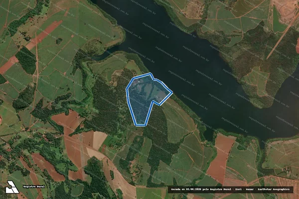Imagem de satélite de Fazendinha Nossa Senhora d? Abadia - Parte 1 em Igarapava - SP