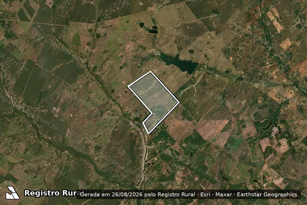 Imagem de satélite de Fazenda Piquizal - Parte 1 em Várzea Grande - MT