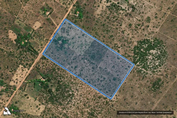Imagem de satélite de LOTE ? 58 ? P.A. RIACHO CLARO - LOTE ? 58 ? P.A. RIACHO CLARO em Arinos - MG