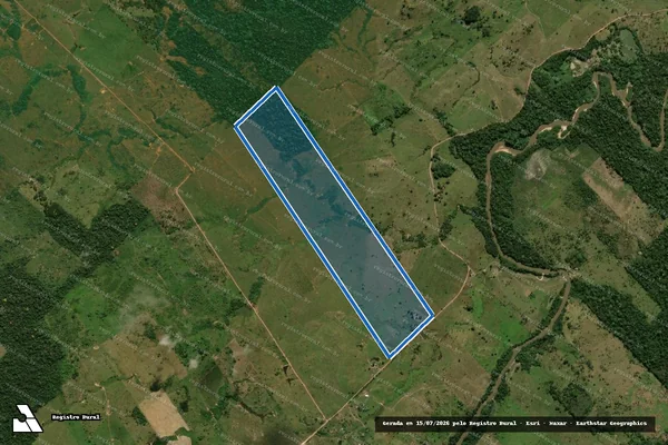 Imagem de satélite de LOTES 36,37 E 38 DA GLEBA 62 DO PROJETO INTEGRADO DE COLONIZAÇÃO PADRE ADOLPHO ROHL em Jaru - RO