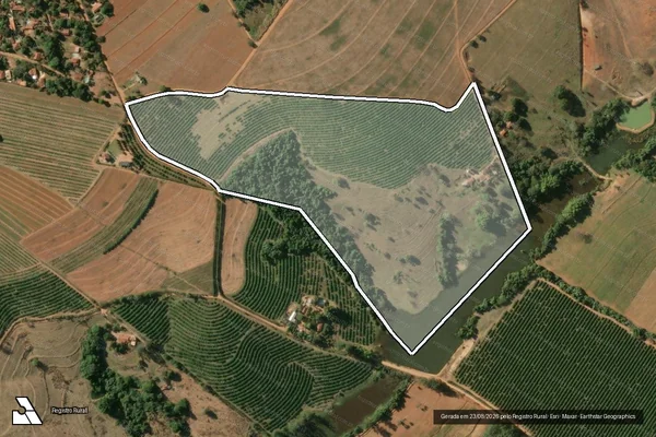 Imagem de satélite de Sítio Palmeiral  - PARTE 1 em Mogi Guaçu - SP