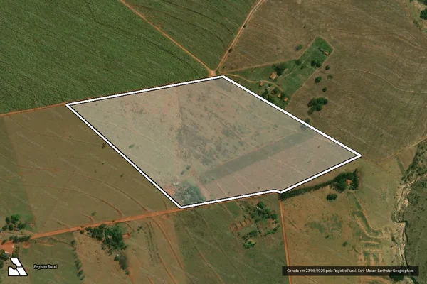 Imagem de satélite de Assentamento Estadual  Alcidia da Gata - PA0114S00Q00L014 - PA0114S00Q00L014 em Teodoro Sampaio - SP