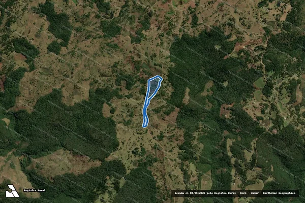 Imagem de satélite de Rincão das Burras ? Gleba 2 - Rincão das Burras em Monte Alegre dos Campos - RS