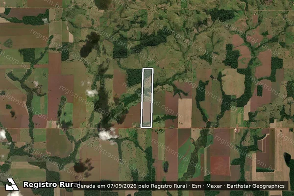 Imagem de satélite de LOTE 49A ? GLEBA 22 ? PIC / PAR - LOTE 49A ? GLEBA 22 ? PIC / PAR em Cerejeiras - RO