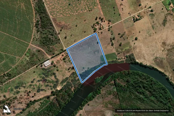 Imagem de satélite de Fazenda Laranjeiras - Parte 4 em Santa Maria da Vitória - BA