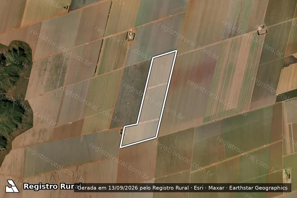 Imagem de satélite de FAZENDA MANTO VERDE III - Parte 1 em São Desidério - BA