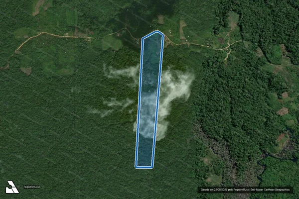 Imagem de satélite de / Projeto de Assentamento Beruri