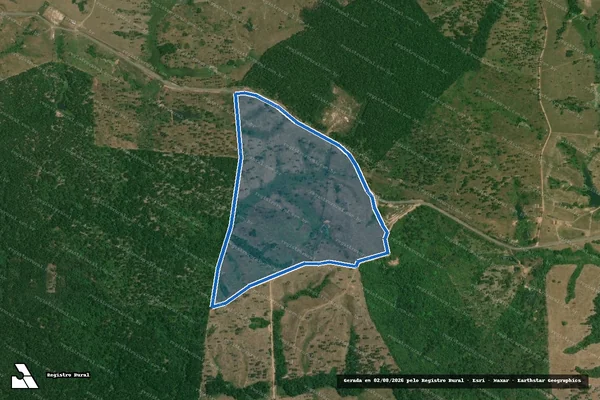 Imagem de satélite de FAZENDA ALTO DAS MANGUEIRAS - Parcela 1 em Bom Jardim - MA