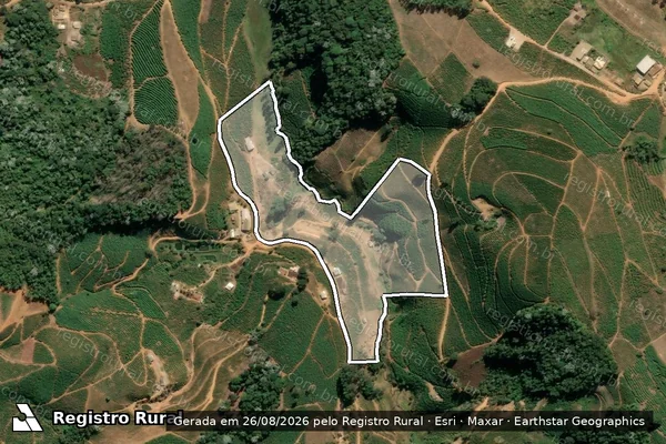 Imagem de satélite de BOA ESPERANÇA OU ALTO DA CACHOEIRA - BOA ESPERANÇA OU ALTO DA CACHOEIRA em Luisburgo - MG