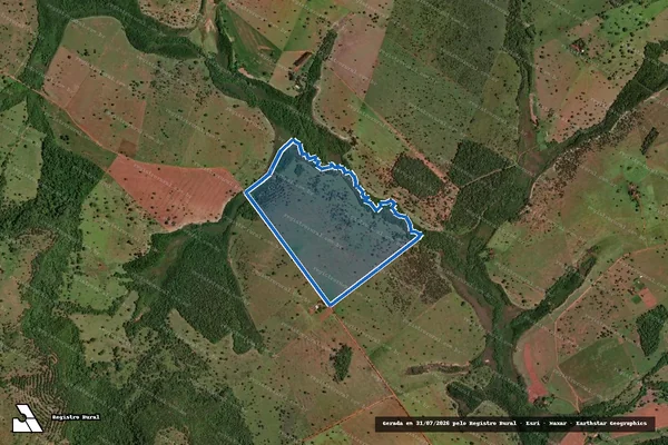 Imagem de satélite de FAZENDA FORTALEZA - Parte 2 em Itajá - GO