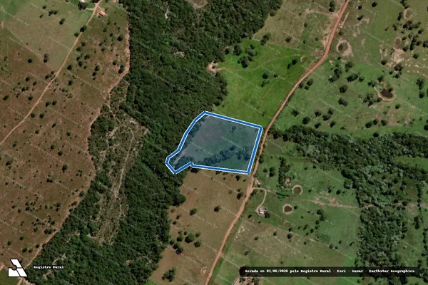 Imagem de satélite de Cachara Lagoinha - Área 01 em Corguinho - MS