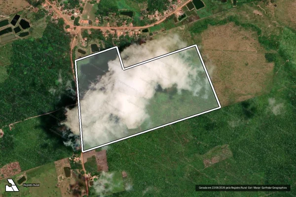 Imagem de satélite de FAZENDA NOVA CANAÃ - PARCELA 01 em São Bento - MA