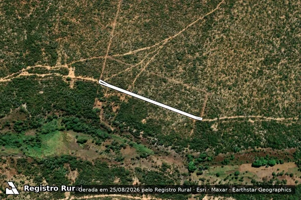 Imagem de satélite de FAZENDA SÃO MATIAS - Gleba 2 (Parte 3) em Montalvânia - MG