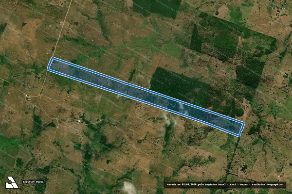 Imagem de satélite de FAZENDA JATOBÁ - PARTE 01 em Xinguara - PA