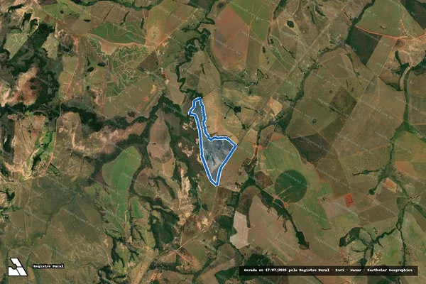 Imagem de satélite de Fazenda Santarém - Fazenda Santarém em Dores do Indaiá - MG