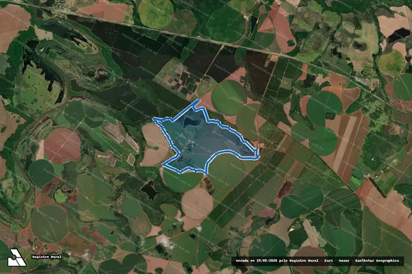 Imagem de satélite de Gleba 01 Fazenda Santa Cecília - Gleba 06 em Angatuba - SP