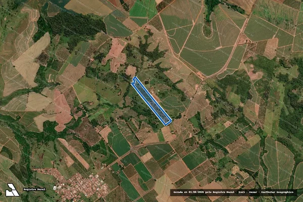Imagem de satélite de SÍTIO SANTA ADELAIDE - MATRICULA ? 13.621 em Pindorama - SP