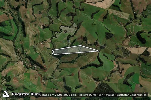Imagem de satélite de Sitio Santa Terezinha - Parte 1 em São Domingos - SC
