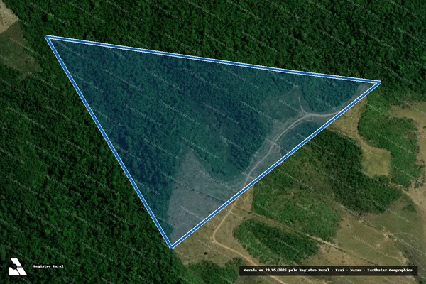 Imagem de satélite de FAZENDA JUENA - Gleba 03 em Abel Figueiredo - PA