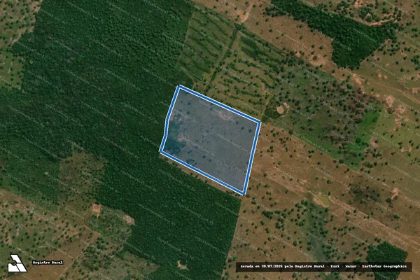 Imagem de satélite de Fazenda Santa Maria - Chácara Marajá em Amarante do Maranhão - MA